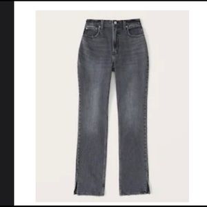 NWOT A&F Curve Love 90s Ultra High rise straight jeans